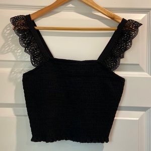 NWT Express Black Blouse Sz M